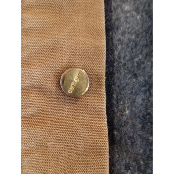 Vintage Carhartt Blanket Lined Duck Jacket J38BRN Size 40 USA  Brown Chore Coat - Picture 5 of 15